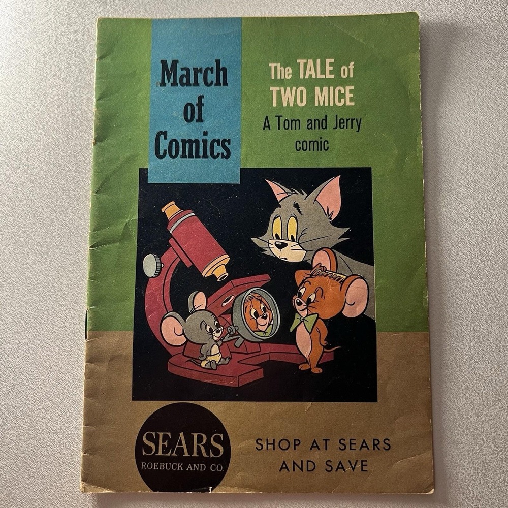 MARCH OF COMICS 224 RARE GIVEAWAY PROMO MINI VG- 1961 TOM & JERRY PROMOTIONAL